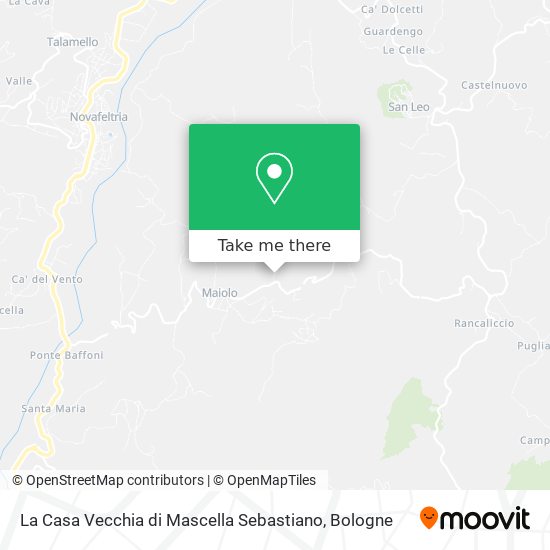 La Casa Vecchia di Mascella Sebastiano map