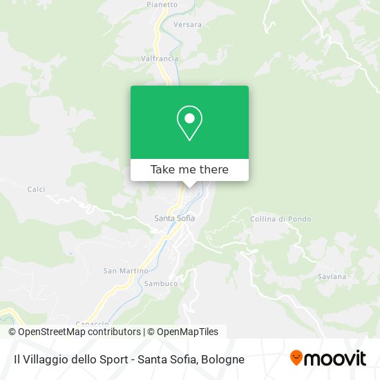 Il Villaggio dello Sport - Santa Sofia map