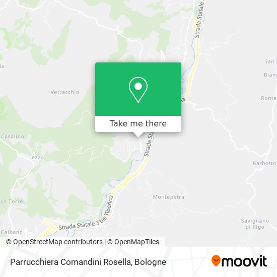 Parrucchiera Comandini Rosella map