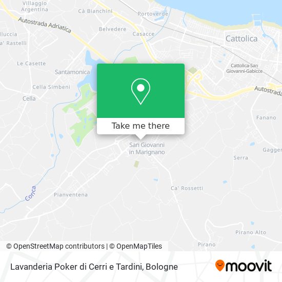 Lavanderia Poker di Cerri e Tardini map