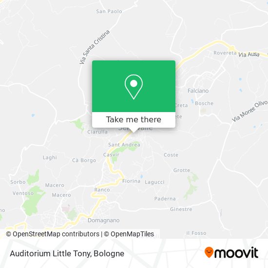 Auditorium Little Tony map