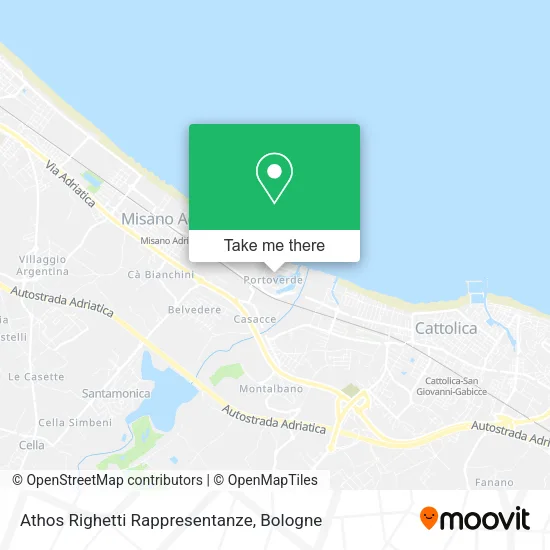 Athos Righetti Rappresentanze map