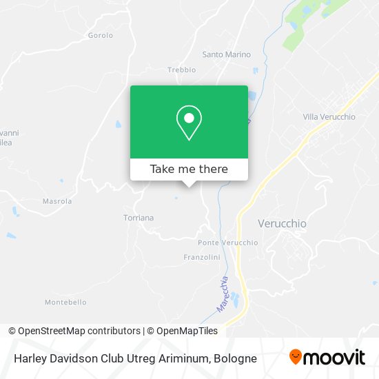 Harley Davidson Club Utreg Ariminum map