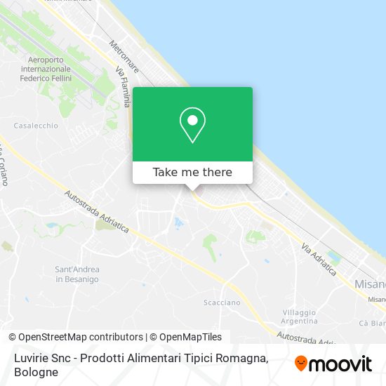 Luvirie Snc - Prodotti Alimentari Tipici Romagna map