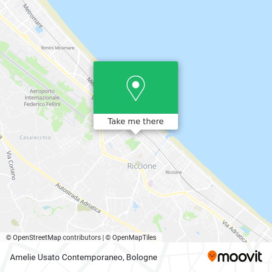 Amelie Usato Contemporaneo map
