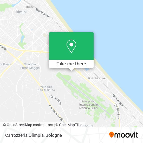 Carrozzeria Olimpia map