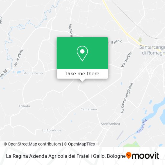 La Regina Azienda Agricola dei Fratelli Gallo map