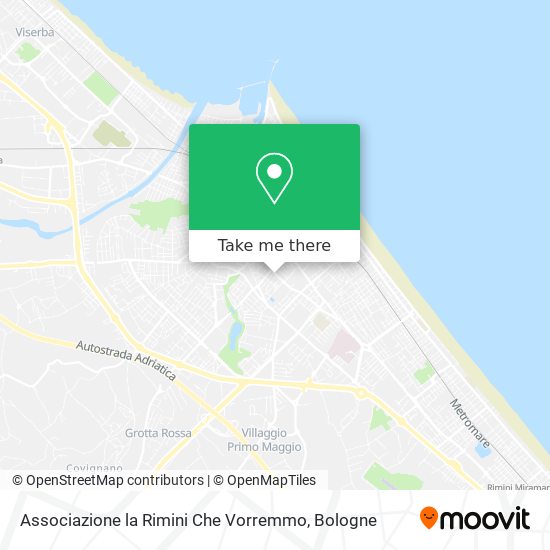 Associazione la Rimini Che Vorremmo map