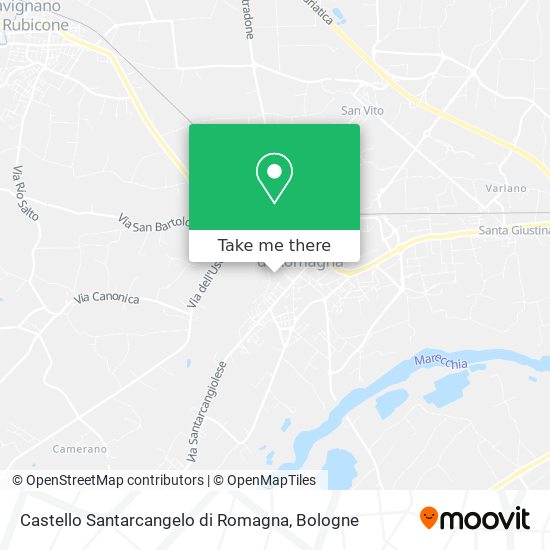 Castello Santarcangelo di Romagna map