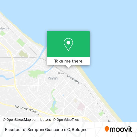 Essetour di Semprini Giancarlo e C map
