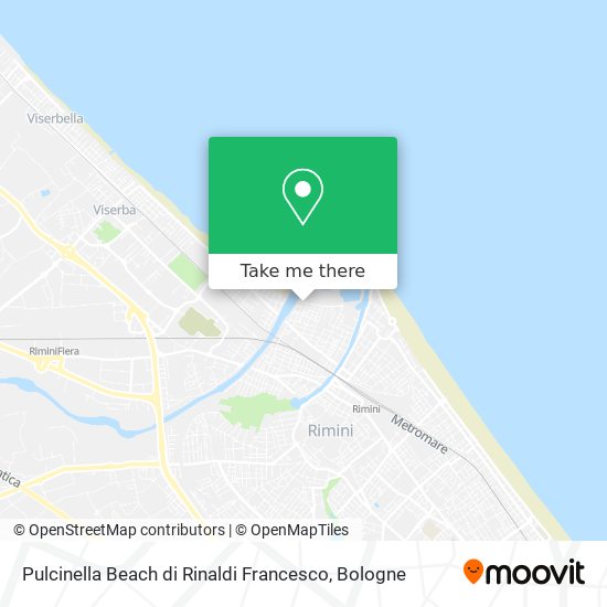 Pulcinella Beach di Rinaldi Francesco map