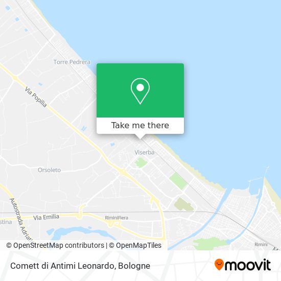 Comett di Antimi Leonardo map