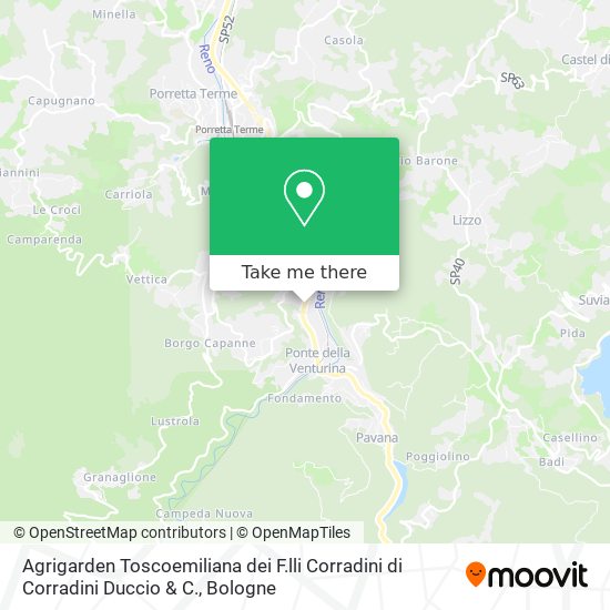 Agrigarden Toscoemiliana dei F.lli Corradini di Corradini Duccio & C. map