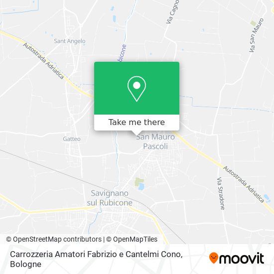 Carrozzeria Amatori Fabrizio e Cantelmi Cono map