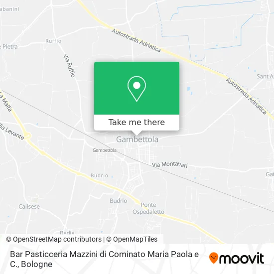 Bar Pasticceria Mazzini di Cominato Maria Paola e C. map