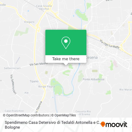 Spendimeno Casa Detersivo di Tedaldi Antonella e C. map