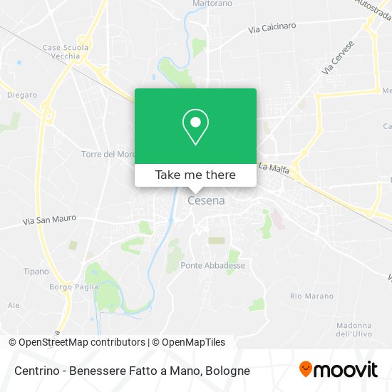 Centrino - Benessere Fatto a Mano map