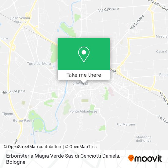 Erboristeria Magia Verde Sas di Cenciotti Daniela map