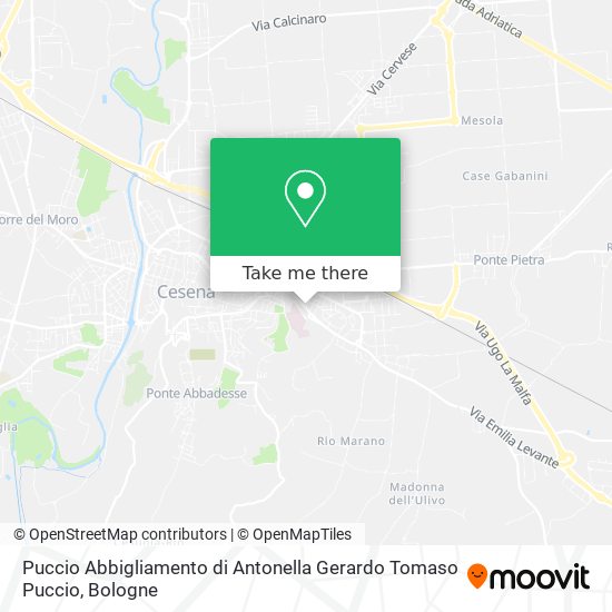 Puccio Abbigliamento di Antonella Gerardo Tomaso Puccio map