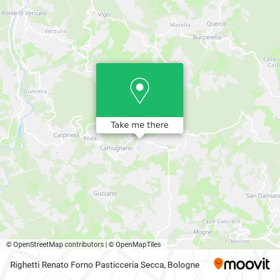 Righetti Renato Forno Pasticceria Secca map