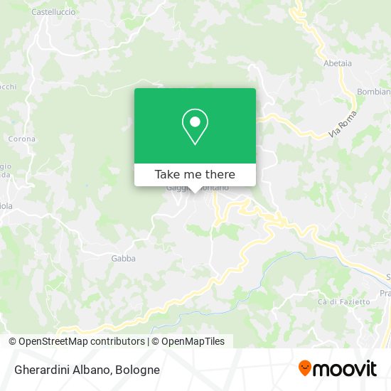 Gherardini Albano map