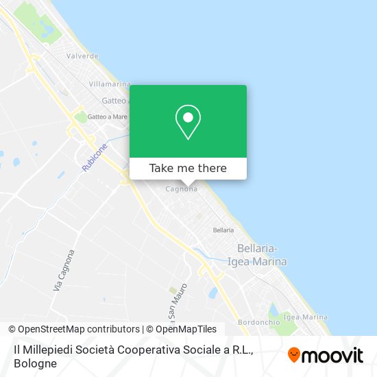Il Millepiedi Società Cooperativa Sociale a R.L. map