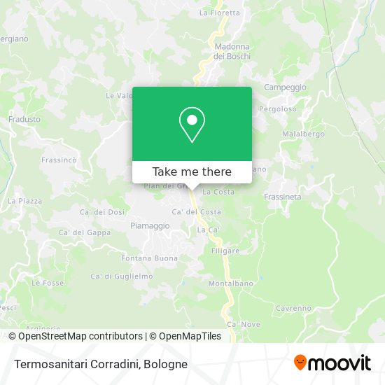 Termosanitari Corradini map