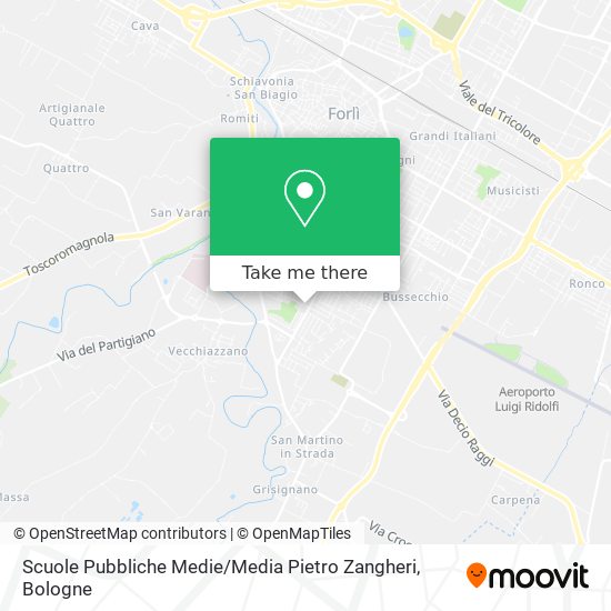 Scuole Pubbliche Medie / Media Pietro Zangheri map