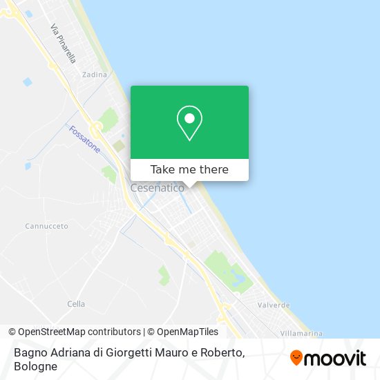 Bagno Adriana di Giorgetti Mauro e Roberto map