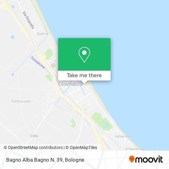Bagno Alba Bagno N. 39 map