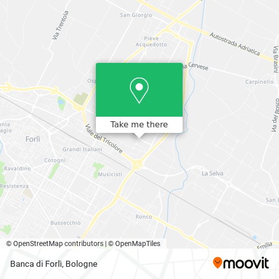 Banca di Forlì map
