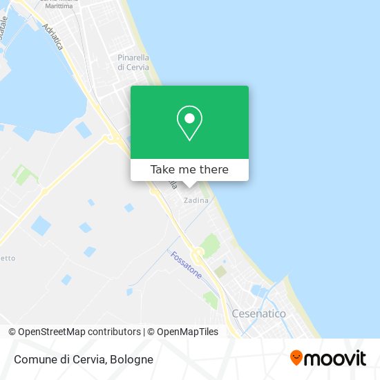 Comune di Cervia map
