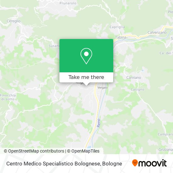 Centro Medico Specialistico Bolognese map