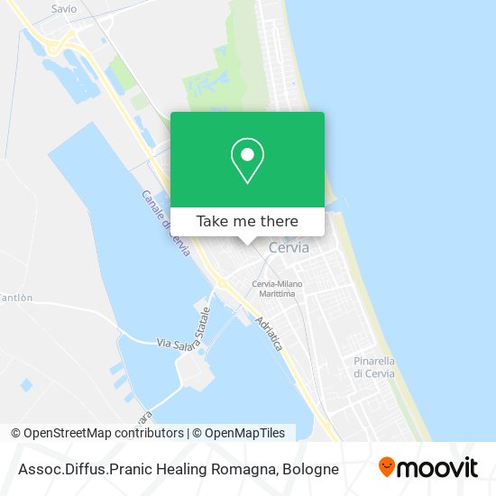 Assoc.Diffus.Pranic Healing Romagna map