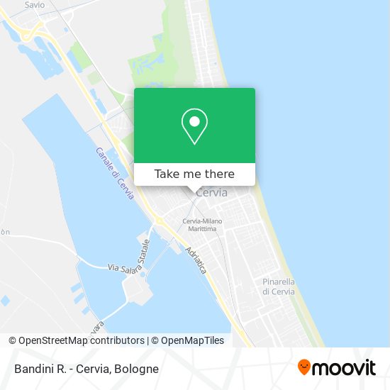 Bandini R. - Cervia map