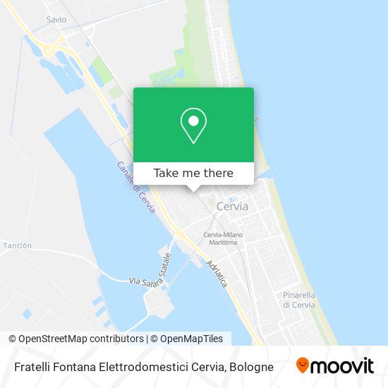Fratelli Fontana Elettrodomestici Cervia map
