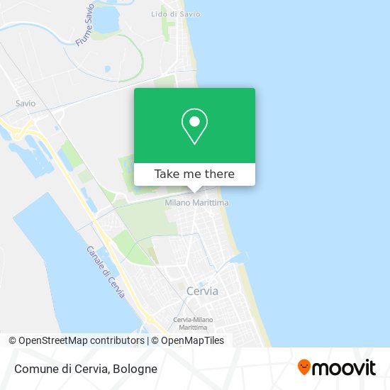 Comune di Cervia map