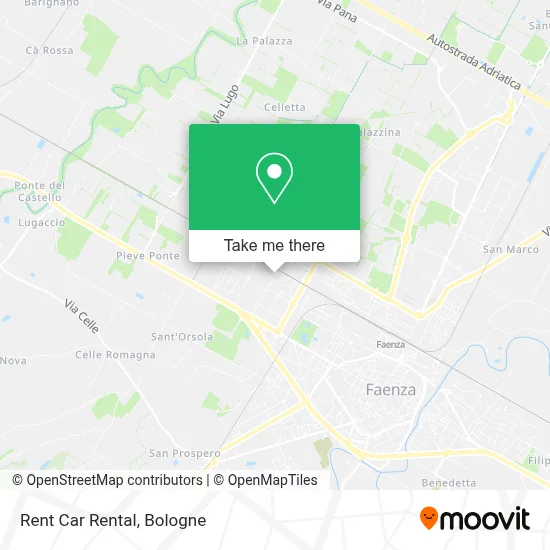 Rent Car Rental map
