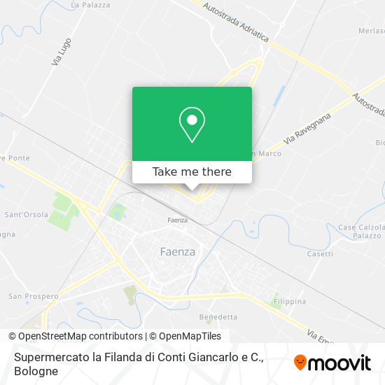 Supermercato la Filanda di Conti Giancarlo e C. map