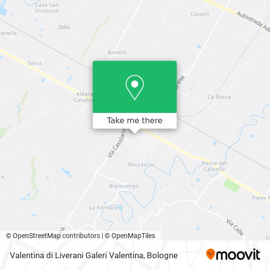 Valentina di Liverani Galeri Valentina map