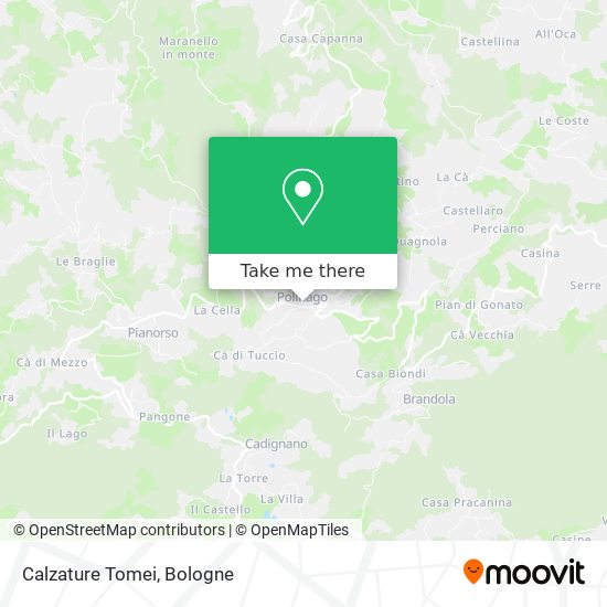 Calzature Tomei map