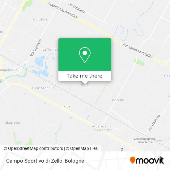 Campo Sportivo di Zello map