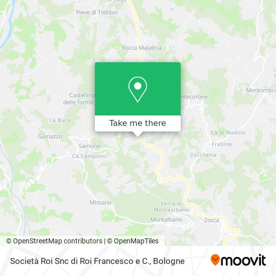 Società Roi Snc di Roi Francesco e C. map