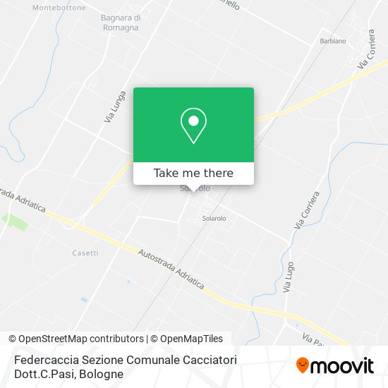 Federcaccia Sezione Comunale Cacciatori Dott.C.Pasi map