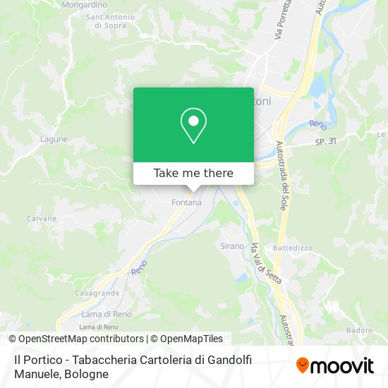 Il Portico - Tabaccheria Cartoleria di Gandolfi Manuele map