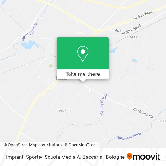 Impianti Sportivi Scuola Media A. Baccarini map