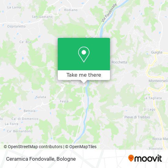 Ceramica Fondovalle map