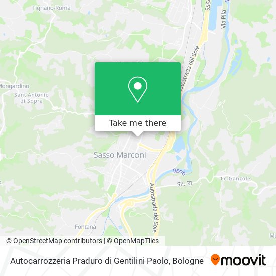 Autocarrozzeria Praduro di Gentilini Paolo map