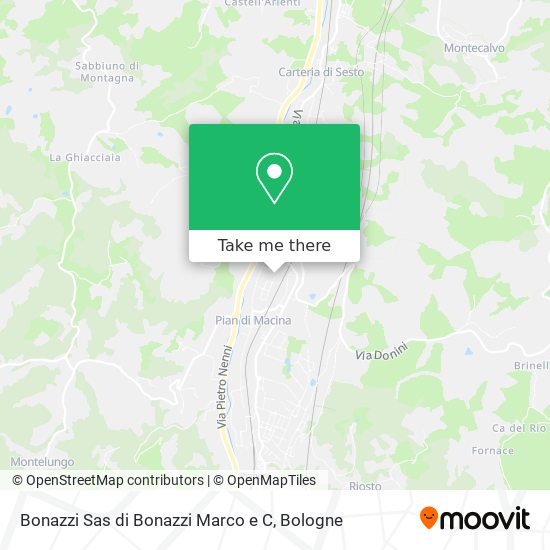 Bonazzi Sas di Bonazzi Marco e C map