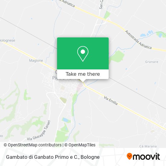 Gambato di Ganbato Primo e C. map